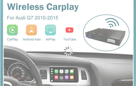 Bezprzewodowy interfejs Apple CarPlay Android Auto dla Audi Q7 2010-2015 z Mirror Link AirPlay MMI 3G 3G + Bezprzewodowy interfejs Apple CarPlay Android Auto dla Audi Q7 2010-2015 z Mirror Link AirPlay MMI 3G 3G +