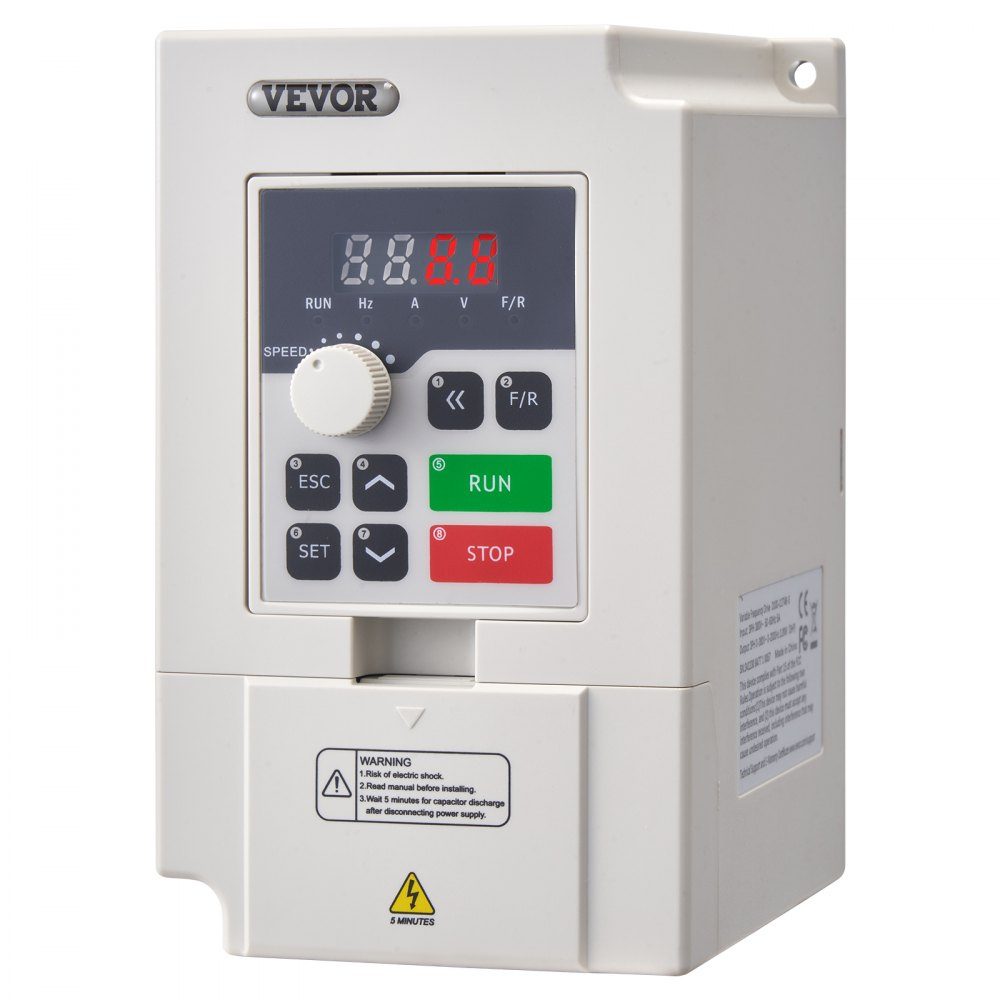 VFD 3HP 2.2kW 5A 3 phase AC 380V input to 3 phase AC 0-380V output frequency converter 50/60Hz input 0-2000Hz output