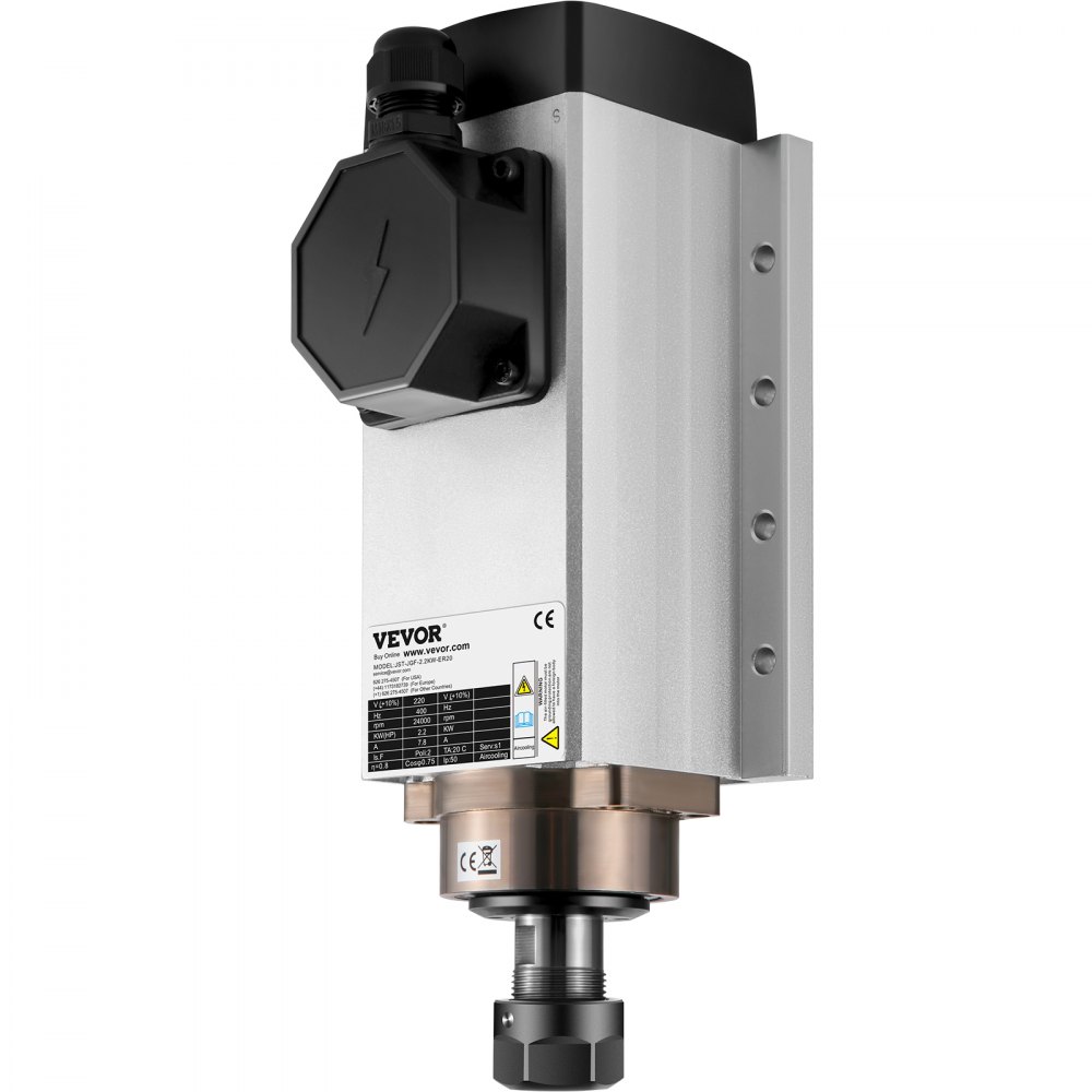 Luchtgekoelde spilmotor 2,2 kW luchtgekoelde spilmotor, ER20 spantang lineaire freesmotor, luchtgekoelde CNC-graveerfrezen numerieke freesmotor, 24000 RPM graveermachine spilmotor Luchtgekoelde spilmotor 2,2 kW luchtgekoelde spilmotor, ER20 spantang lineaire freesmotor, luchtgekoelde CNC-graveerfrezen numerieke freesmotor, 24000 RPM graveermachine spilmotor