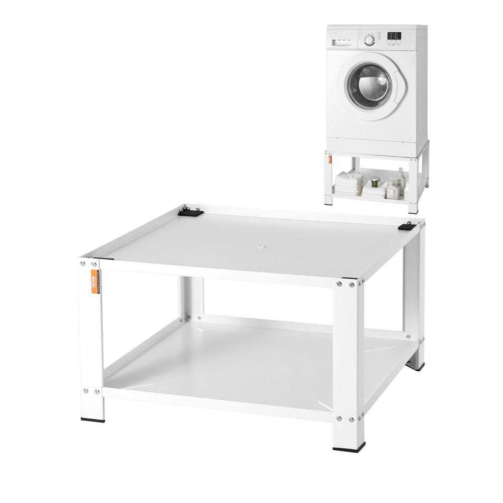 Kledingdroger met opbergvak, 28" x 28" x 16" Wasmachine Droger Standplatform, Universele pasvorm, 600 lb capaciteit, Multifunctionele stalen basis voor wasmachine Kledingdroger met opbergvak, 28" x 28" x 16" Wasmachine Droger Standplatform, Universele pasvorm, 600 lb capaciteit, Multifunctionele stalen basis voor wasmachine