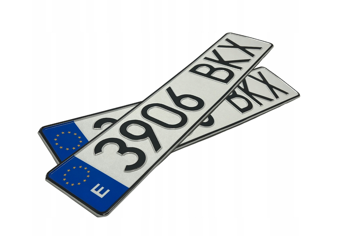 Plaque d'immatriculation de voiture Plaque d'immatriculation pour collectionneurs ou à des fins d'exposition avec gaufrage original Espagne Plaque d'immatriculation de voiture Plaque d'immatriculation pour collectionneurs ou à des fins d'exposition avec gaufrage original Espagne