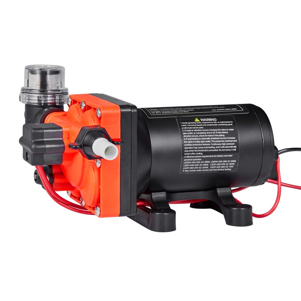 Diaphragm Pump 12V DC 22.7L/min Self-Priming 4 Chamber Diaphragm Water Pump with Automatic Pressure Switch 4.8bar Pressure for Motorhome Caravan Ship Yacht Car Wash Diaphragm Pump 12V DC 22.7L/min Self-Priming 4 Chamber Diaphragm Water Pump with Automatic Pressure Switch 4.8bar Pressure for Motorhome Caravan Ship Yacht Car Wash