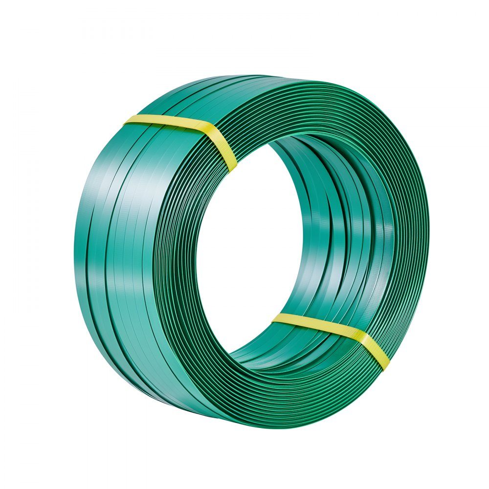 6-teiliges Umreifungsset mit Umreifungsband, manuelles Umreifungsgerät mit 457 m PET-Band, 450 Metallklammern, 150 Kantenschutz, perfekte Werkstattausrüstung für Verpackung, Transport und Lagerung
