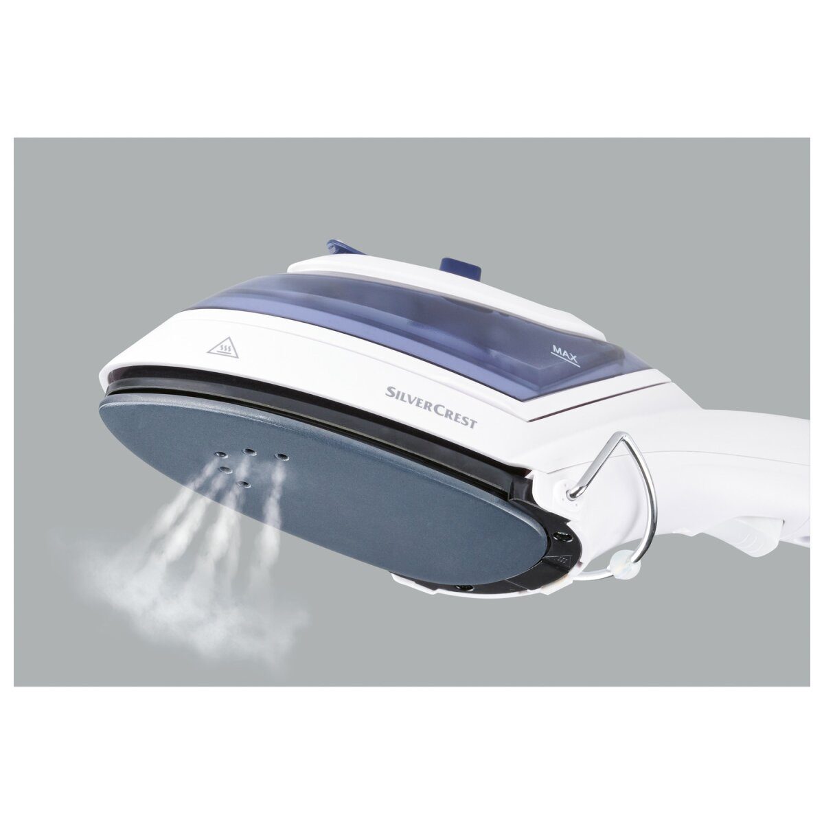 SILVERCREST® stoomborstel, 4-in-1 (wit/donkerblauw) darm