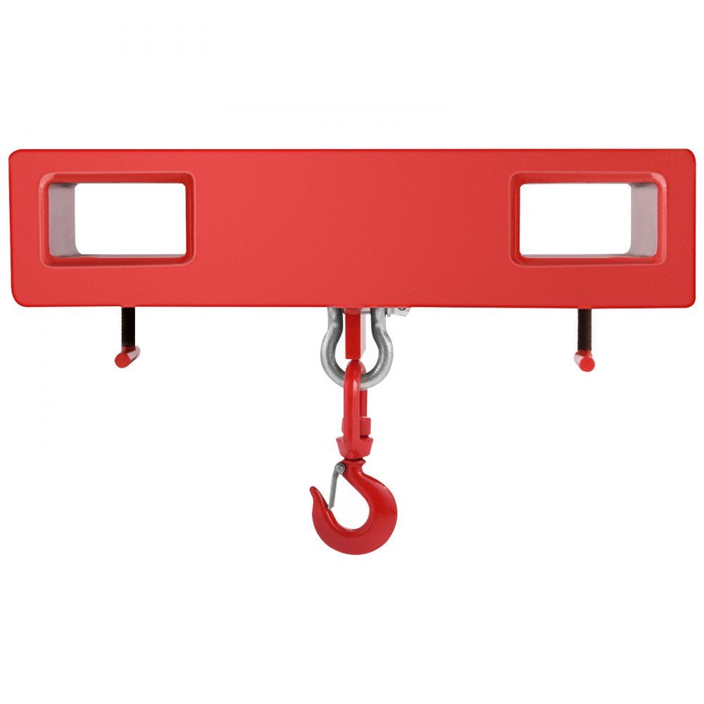 2-Tonnen-Gabelstapler-Hebehaken, 4000 £/2000 kg Tragfähigkeit, Gabelhubwagen, Drehhaken, Mobilkran, Gabelstapler-Anbaugeräte