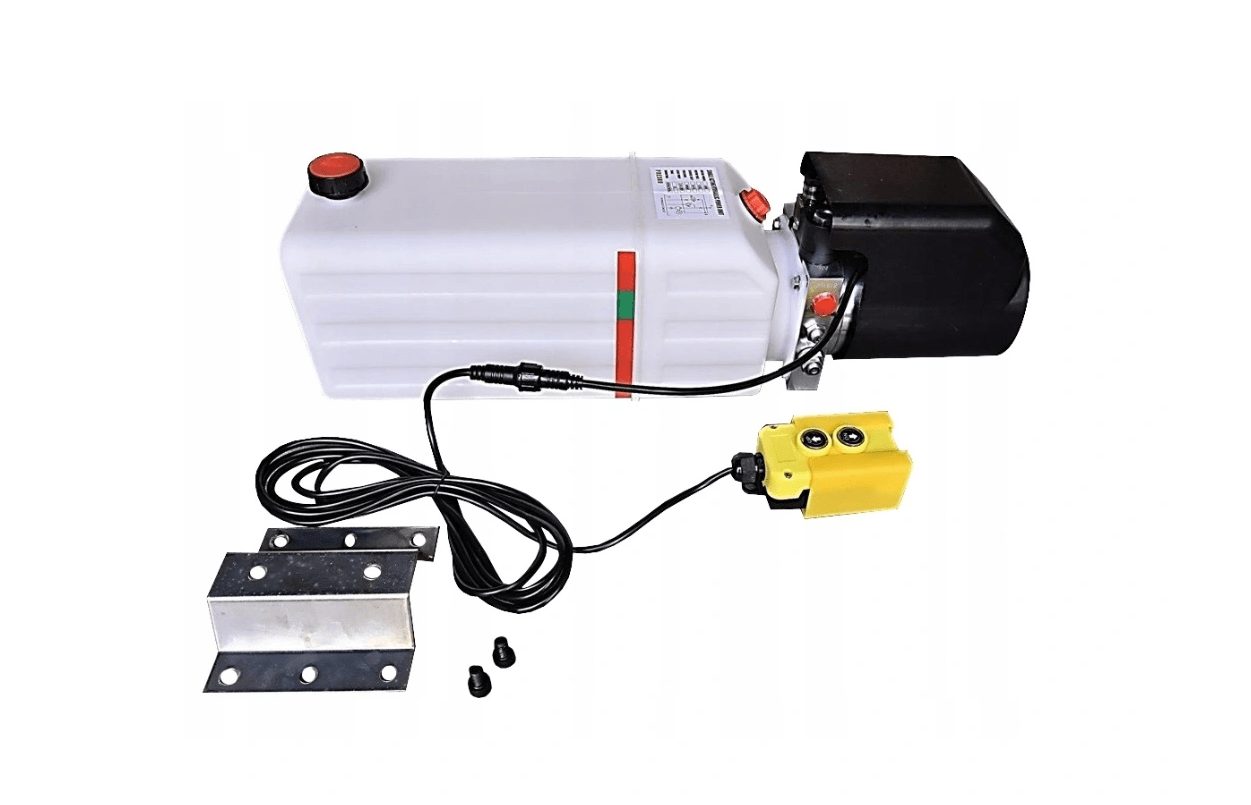 UNIT with REMOTE CONTROL 12V 11l tipper SET with hydraulic cylinder