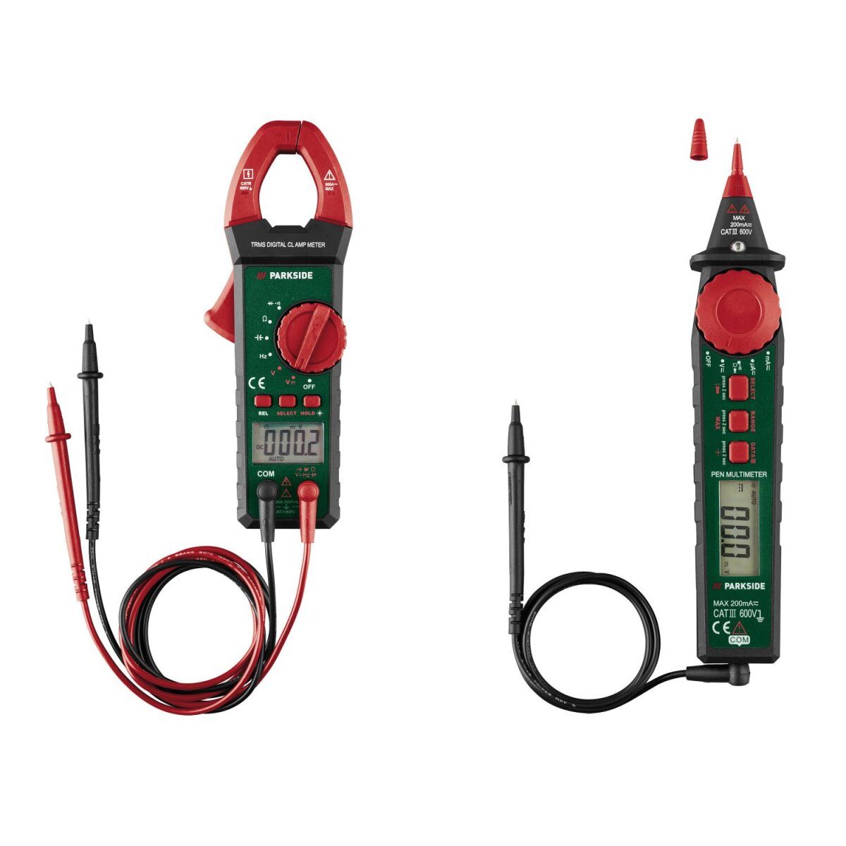 PARKSIDE® clamp ammeter »PZM 2 B4« / pen multimeter »PSM 2 B4«