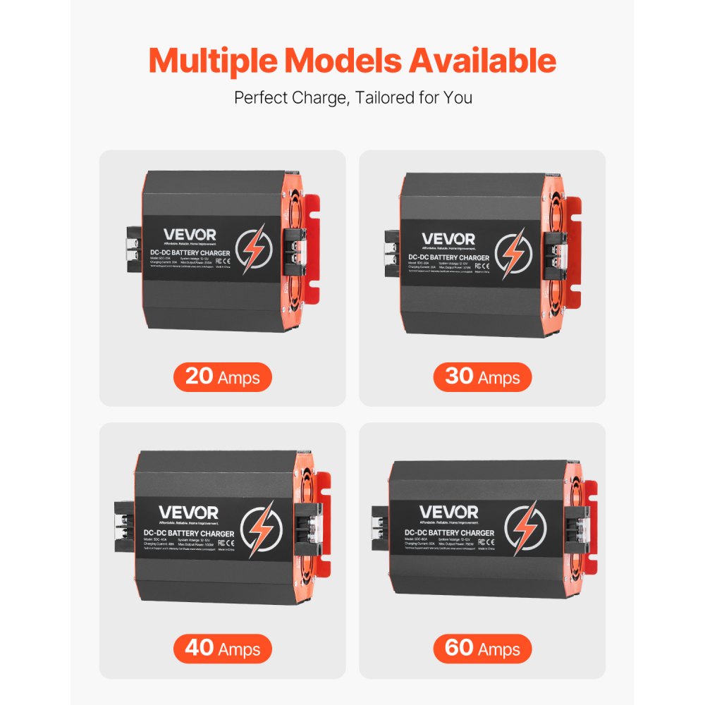 12V 40A DC/DC acculader 500W voor loodzuur-, lithium-, AGM-, GEL- en natte accu's, intelligent opladen op meerdere niveaus voor campers, bedrijfsvoertuigen, boten, jachten 12V 40A DC/DC acculader 500W voor loodzuur-, lithium-, AGM-, GEL- en natte accu's, intelligent opladen op meerdere niveaus voor campers, bedrijfsvoertuigen, boten, jachten