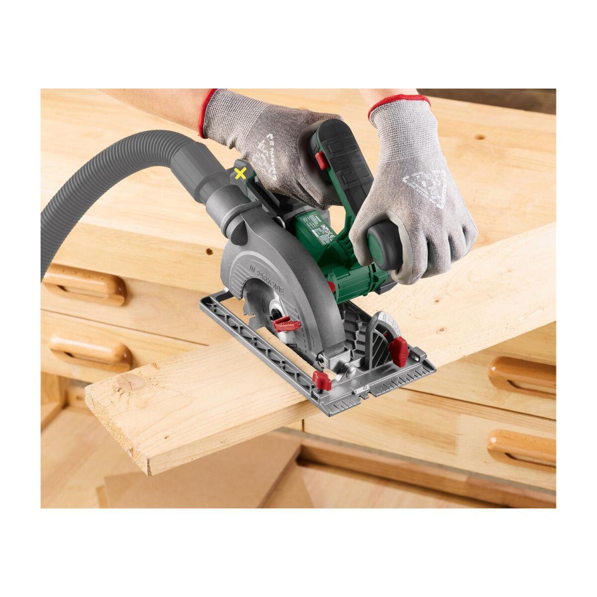 PARKSIDE® 20 V / Akku-Handkreissäge „PHKSA 20-Li C4“, ohne Akku und Ladegerät