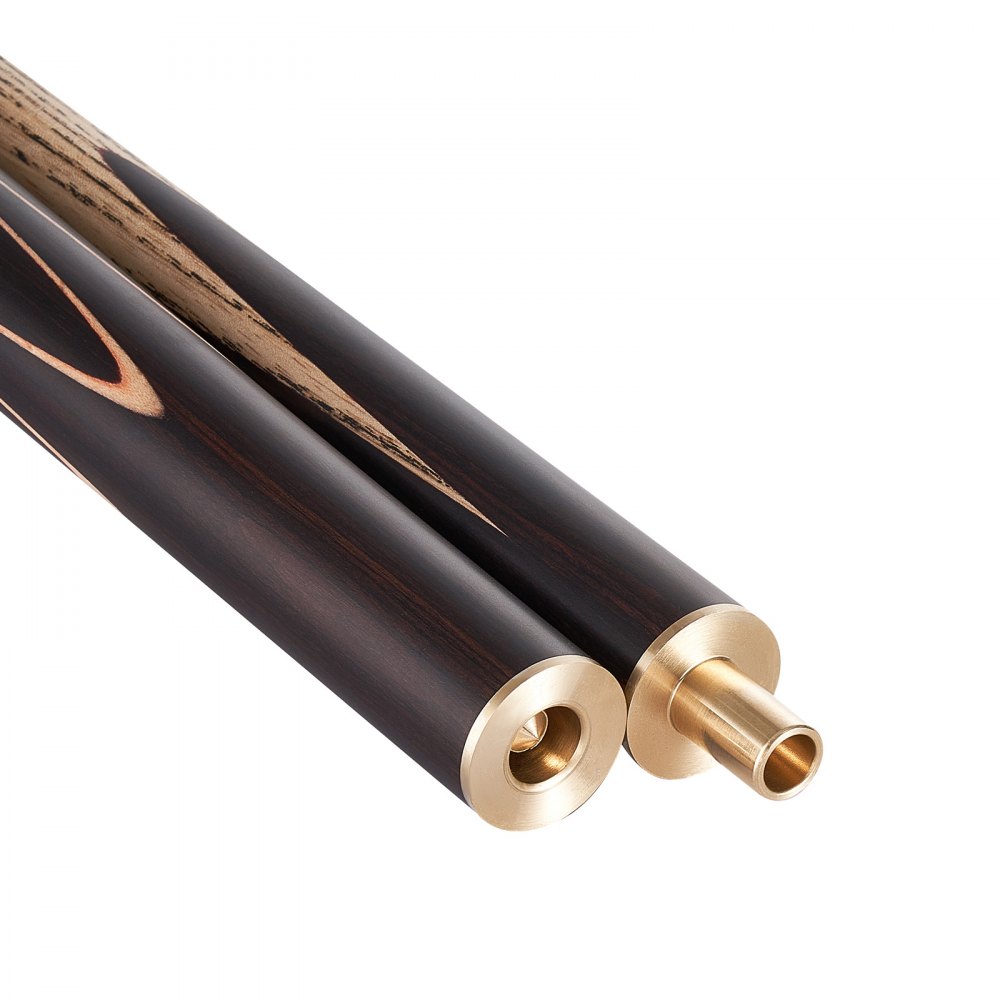 Snookerkeu poolkeu (1447,8 mm/540 g) met verlengstang en leren punt, aluminium behuizing en handdoek, biljartkeu, geschikt voor professionele pooltafels, bars, thuis, op kantoor