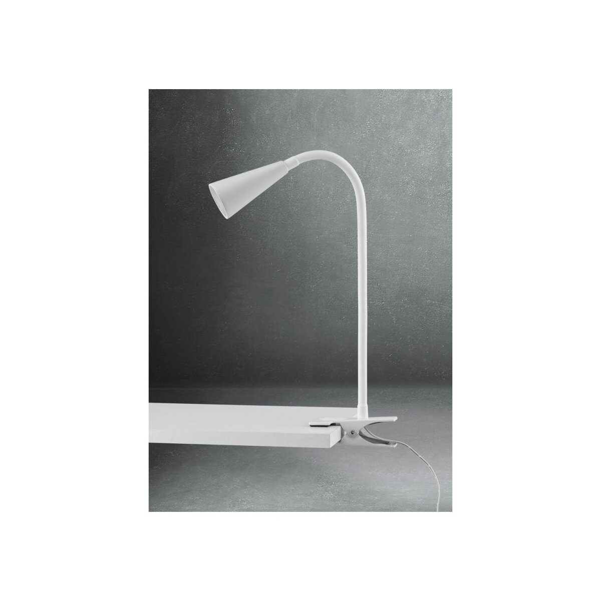 LIVARNO home LED-Klemmleuchte, mit flexiblem Metallhals