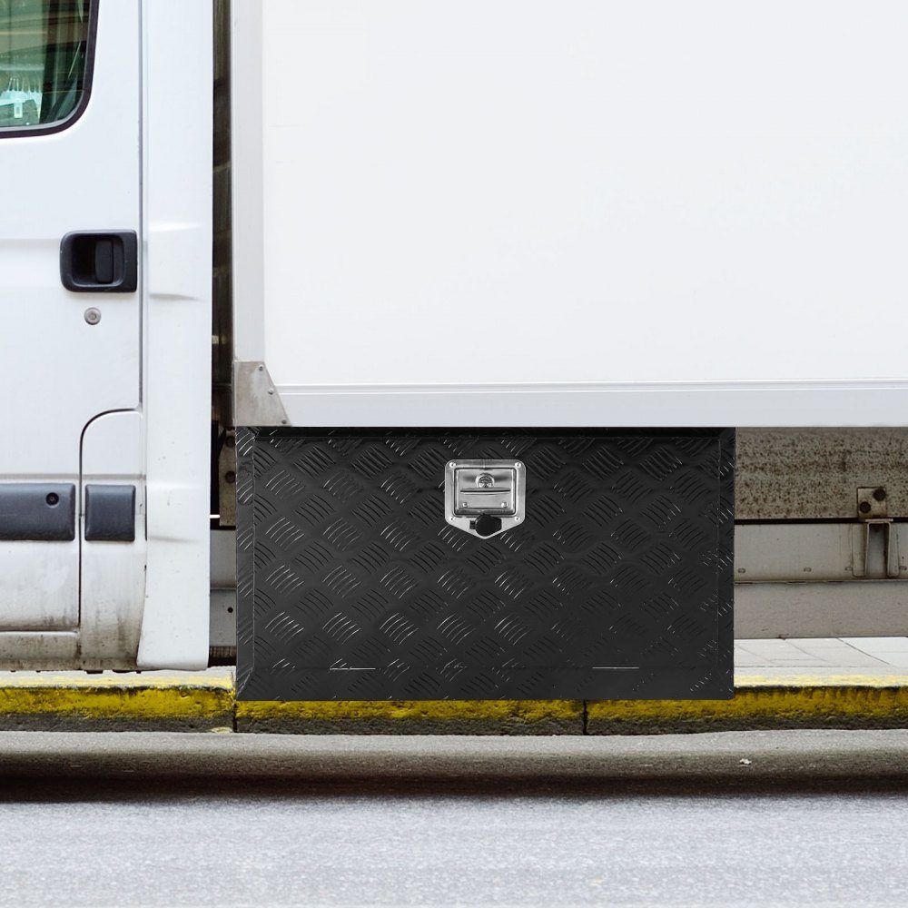 Truck Box Tool Box Underbody Trailer Box Tool Box 914x432x457mm Pickup Storage Box Aluminum Alloy 40kg Tool Box Lockable Storage Box