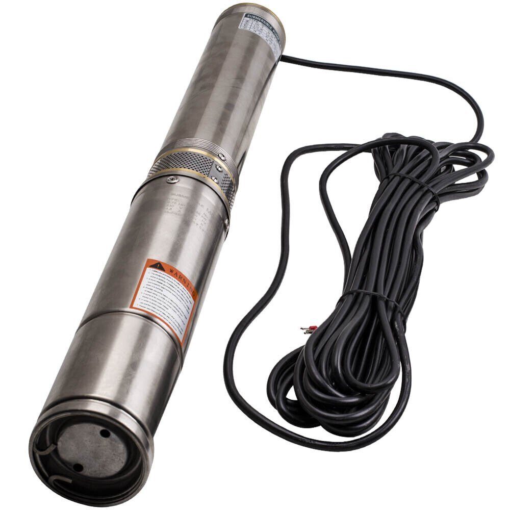 Deep well pump, fountain pump, submersible pump, garden pump, water pump 4" inch with control box 4000 l/h