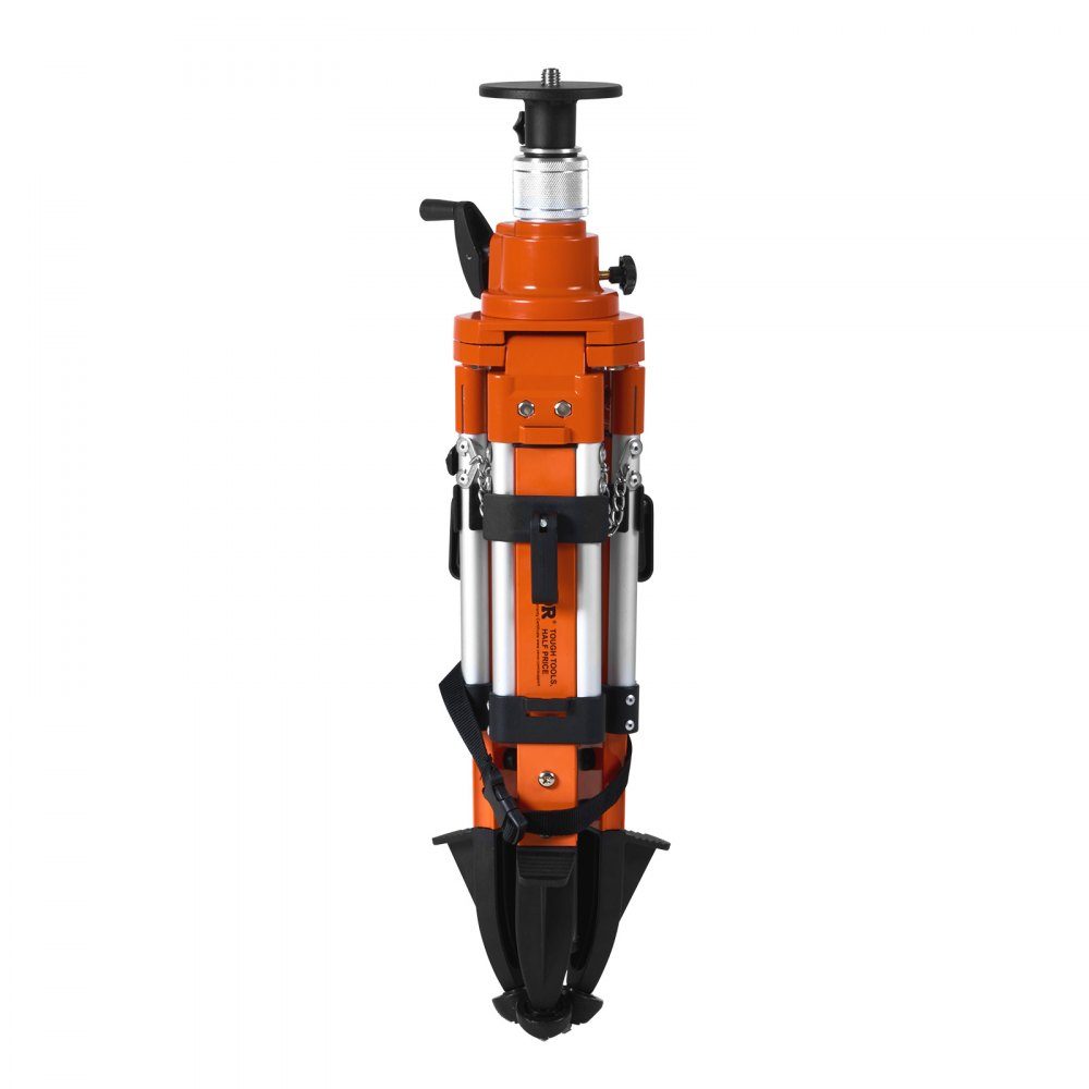 Laser-Wasserwaagenstativ, 5/8-Zoll-11-Gewindehalterung, 27,16-67,71 Zoll Höhenverstellung, robustes Vermessungsstativ, mit Wasserwaage und Diffusionsbegrenzer, anhebbare rutschfeste Füße für den Bau