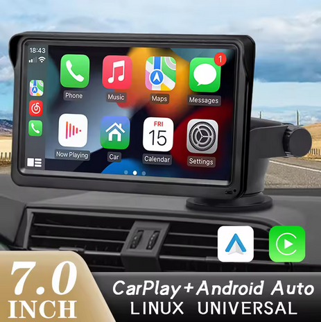 7-calowy automatyczny odtwarzacz multimedialny CarPlay i Android – model B5300 | Przenośne radio samochodowe z ekranem dotykowym 7-calowy automatyczny odtwarzacz multimedialny CarPlay i Android – model B5300 | Przenośne radio samochodowe z ekranem dotykowym