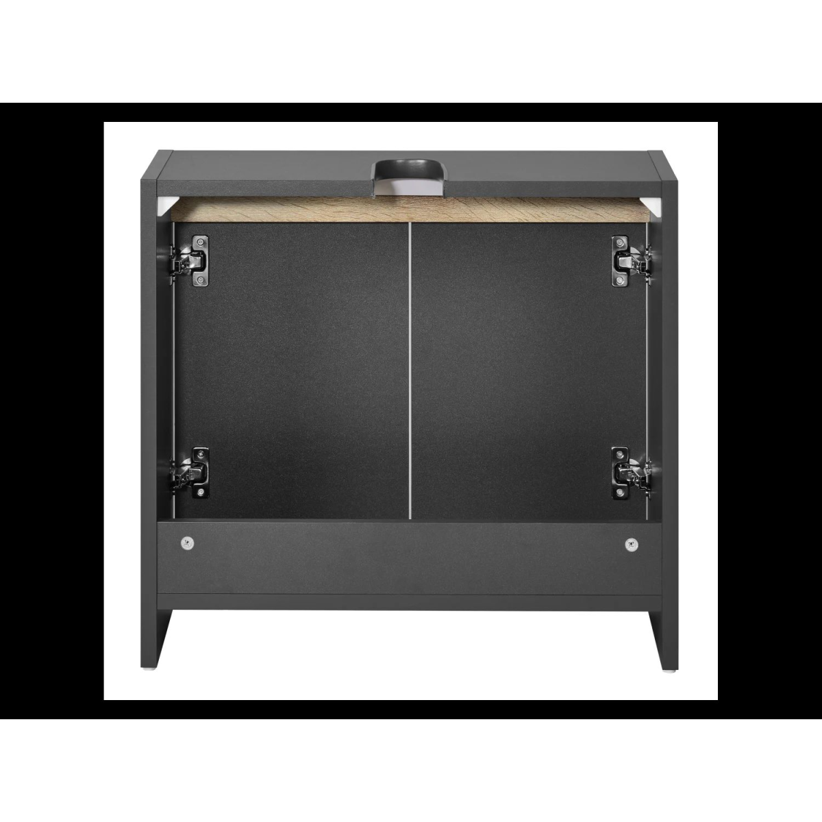 LIVARNO home Meuble vasque « Oslo » avec 2 portes, anthracite