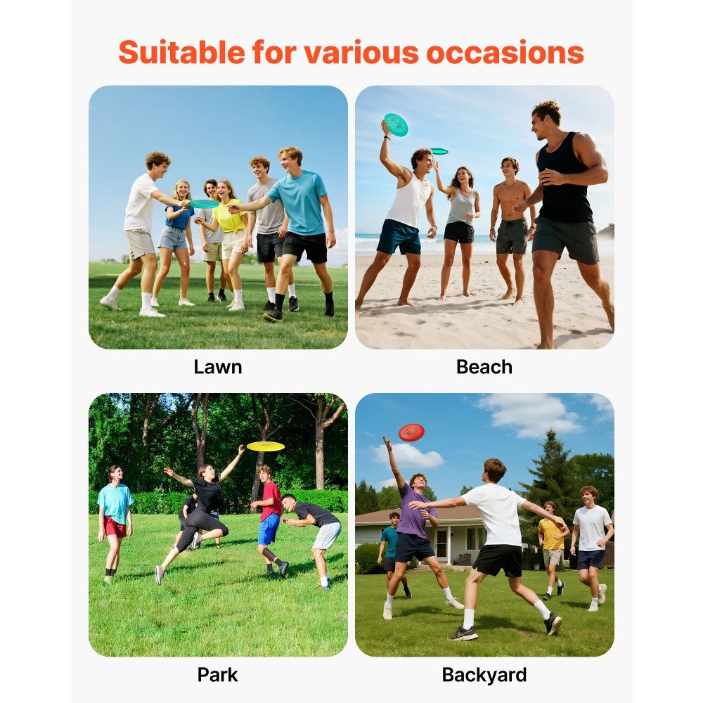 Disgolf Set of Disc Golf Discs (6 + 1 Pieces) for Beginners, Starter Set with Putter, Middle Class, Driver, Includes Mini Marker, Portable Backpack, for Garden, Lawn, Beach and Outdoor Park、