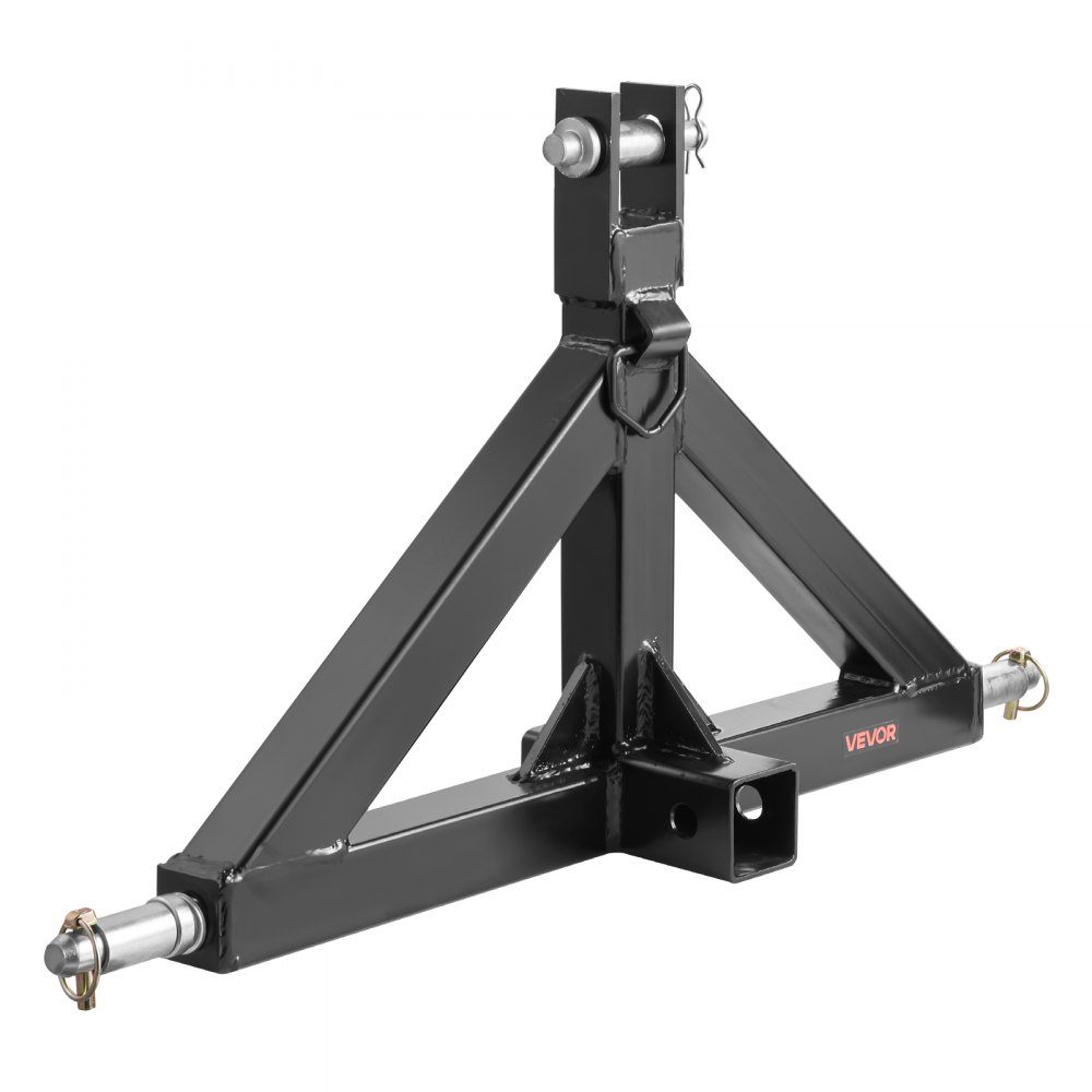 3 Point Tow Hitch with 2" Receiver Three Point Mount 3000lb Capacity Tractor Tow Hitch Adapter Compatible with Kubota, Mahindra, John Deere, Massey Ferguson – Part No. HT-22603