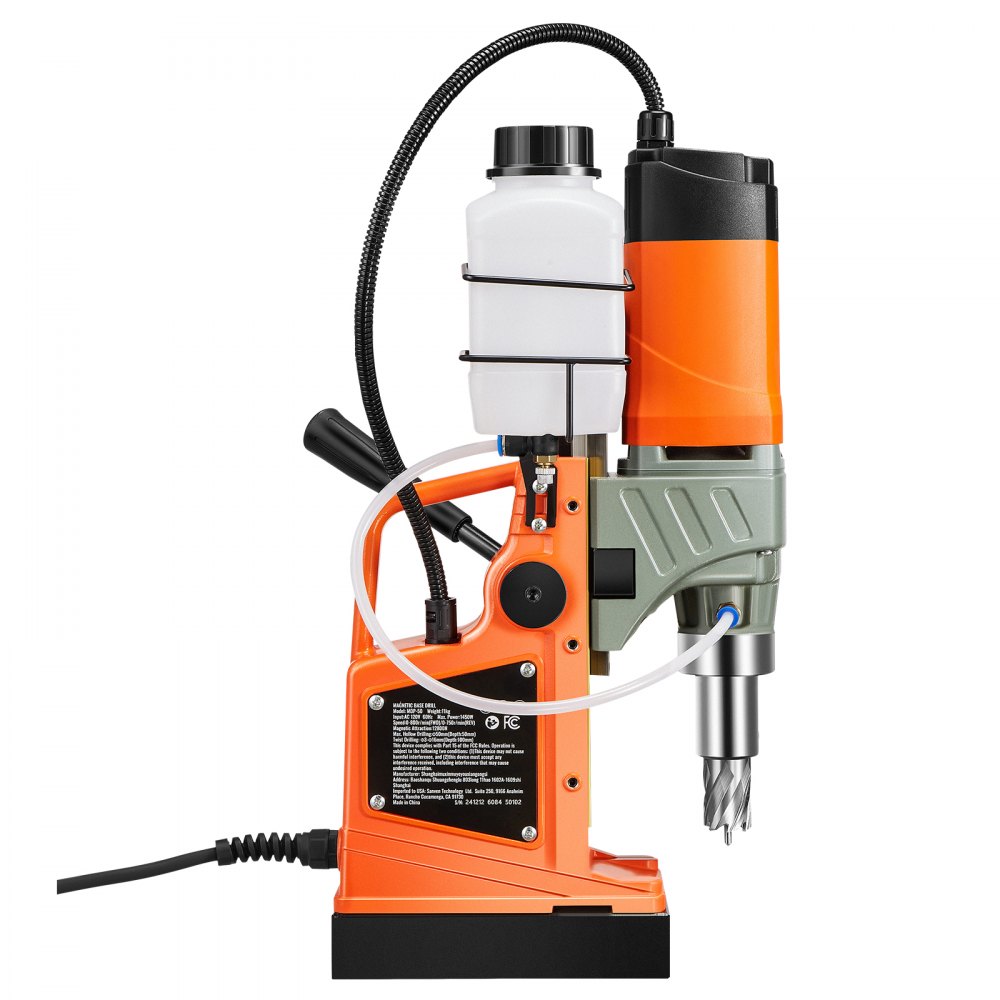 Perceuse magnétique moteur 1450 W, diamètre de foret de 2 pouces, perceuse magnétique électrique portable de 2878 lbf, avec 6 forets à noyau, perceuse de surface métallique, zone de bricolage Perceuse magnétique moteur 1450 W, diamètre de foret de 2 pouces, perceuse magnétique électrique portable de 2878 lbf, avec 6 forets à noyau, perceuse de surface métallique, zone de bricolage