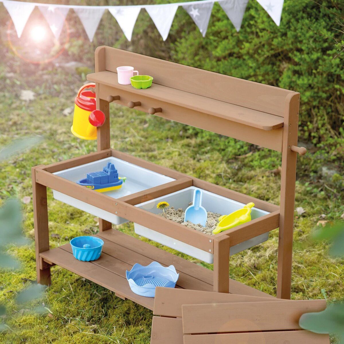cuisine pour enfants roba outdoor « FUN » Outdoor + avec baignoire de jeu