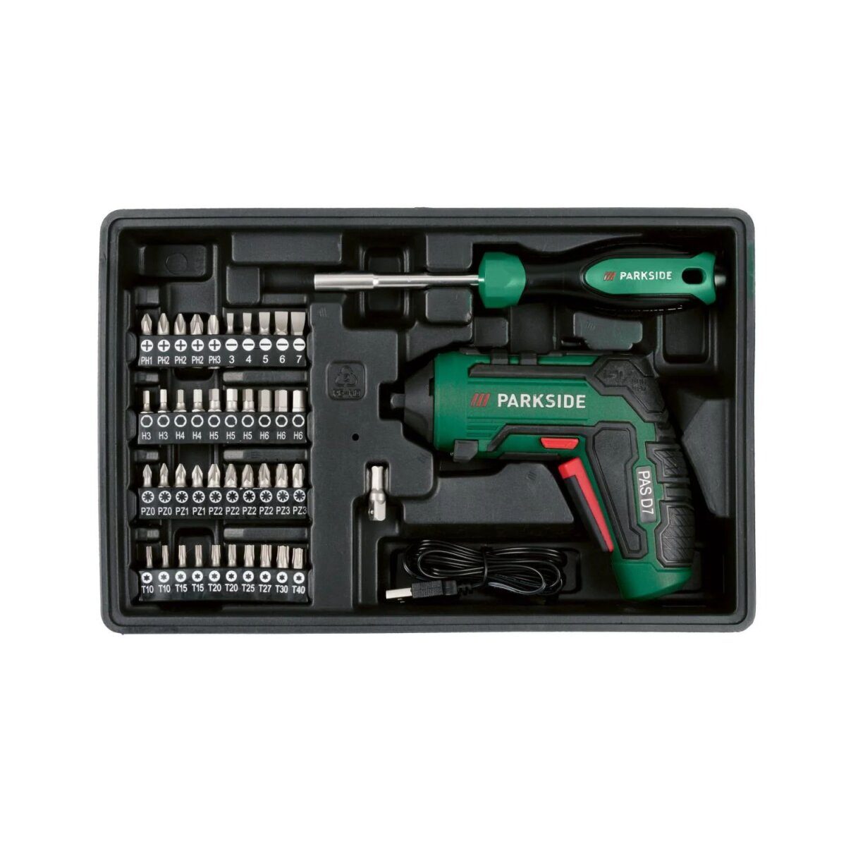 PARKSIDE® gereedschapskoffer met accuschroevendraaier »PWBM A1«
