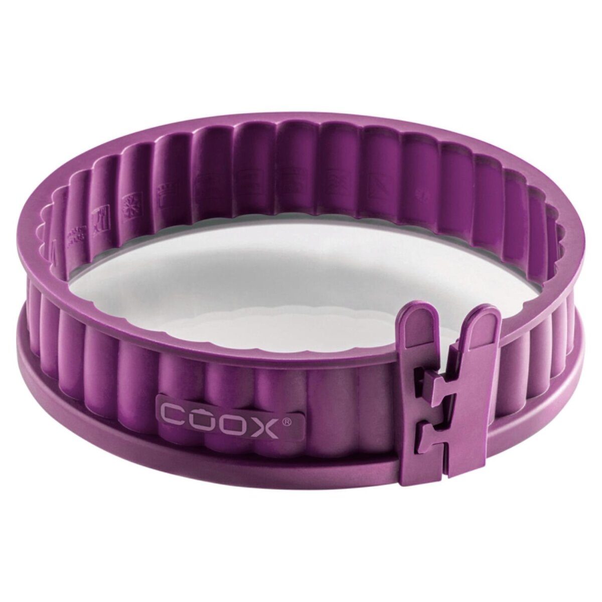 Coox Quicheform mit Glasboden Ø18 cm (lila)