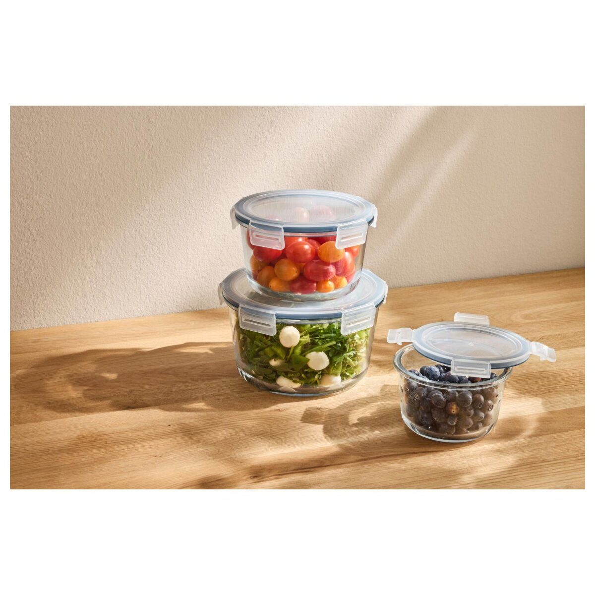 Ensemble de contenants de conservation alimentaire SILVERCREST®, 3 pièces