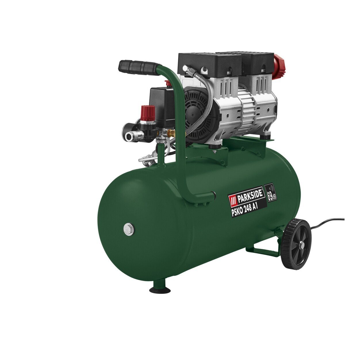 Cichy kompresor PARKSIDE® »PSKO 248 A1«, 1100 W, 24 l