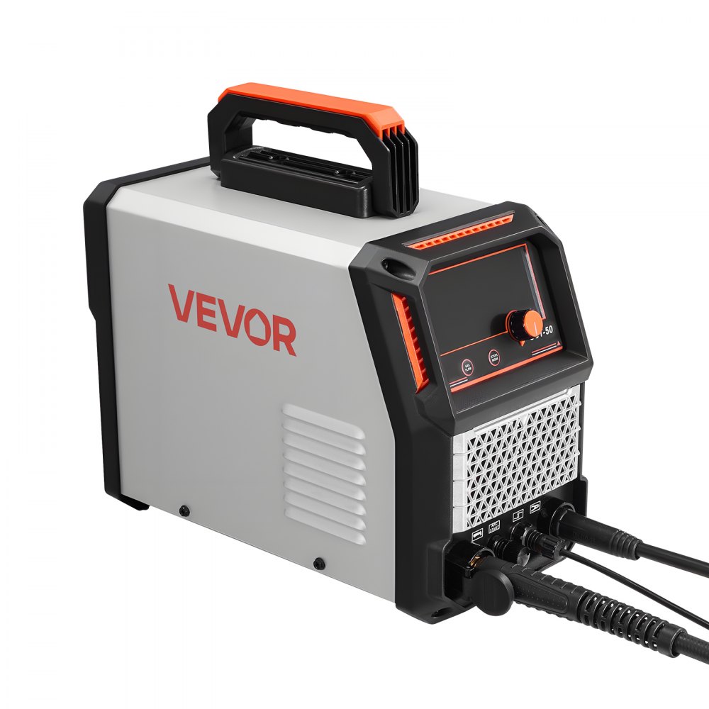 Plasmasnijder 50A Contactloze pilotboogplasmasnijder Digitaal display IGBT-omvormer met 2T/4T-functie en instelbare PA/PT-tijd voor reparaties in de thuiswerkplaats Plasmasnijder 50A Contactloze pilotboogplasmasnijder Digitaal display IGBT-omvormer met 2T/4T-functie en instelbare PA/PT-tijd voor reparaties in de thuiswerkplaats