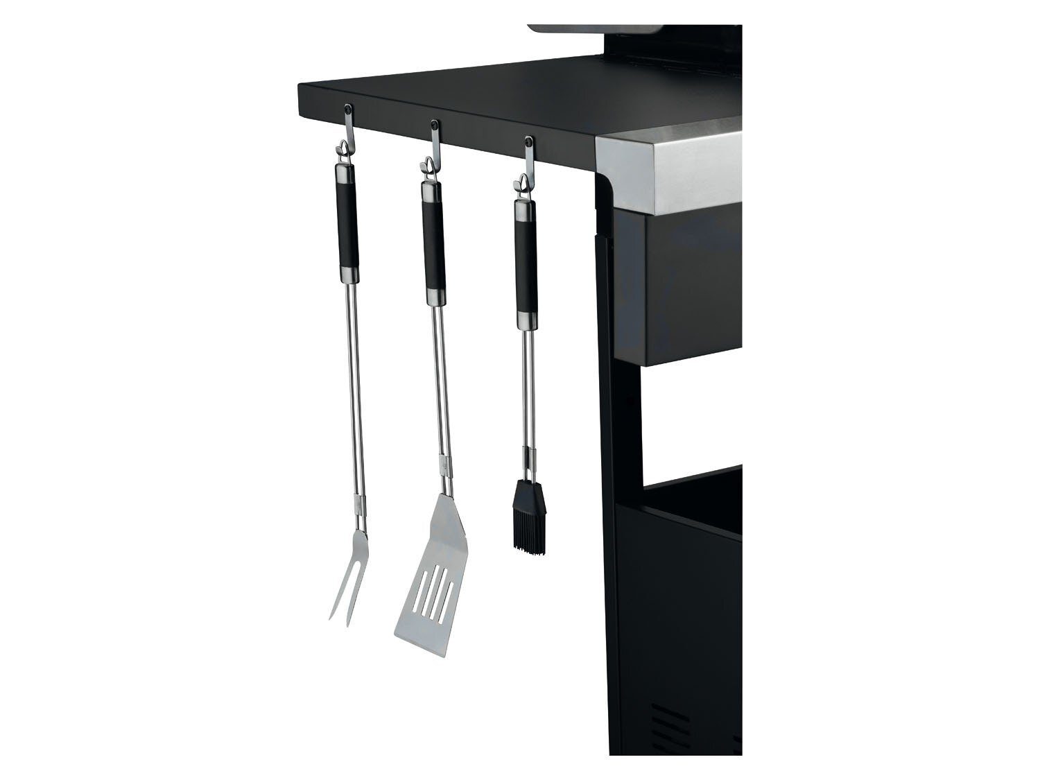 BBQ GRILLMEISTER gril à gaz 4 plus 1 brûleur