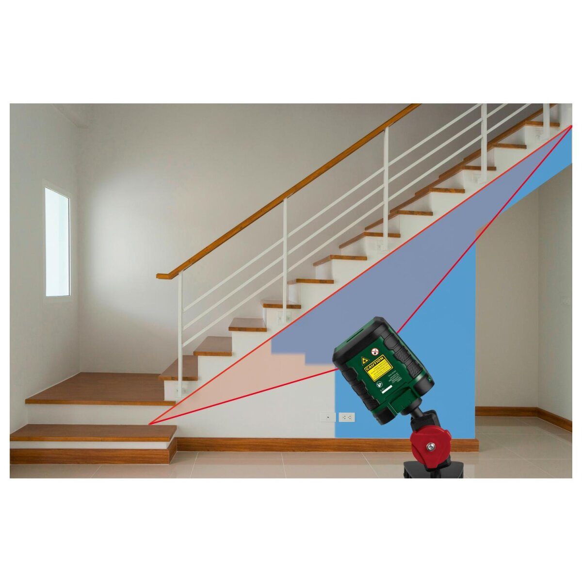PARKSIDE® Laser-Entfernungsmesser »PLEM 20 B6« / Kreuzlinienlaser mit Klemme »PKLL 7​​F7«