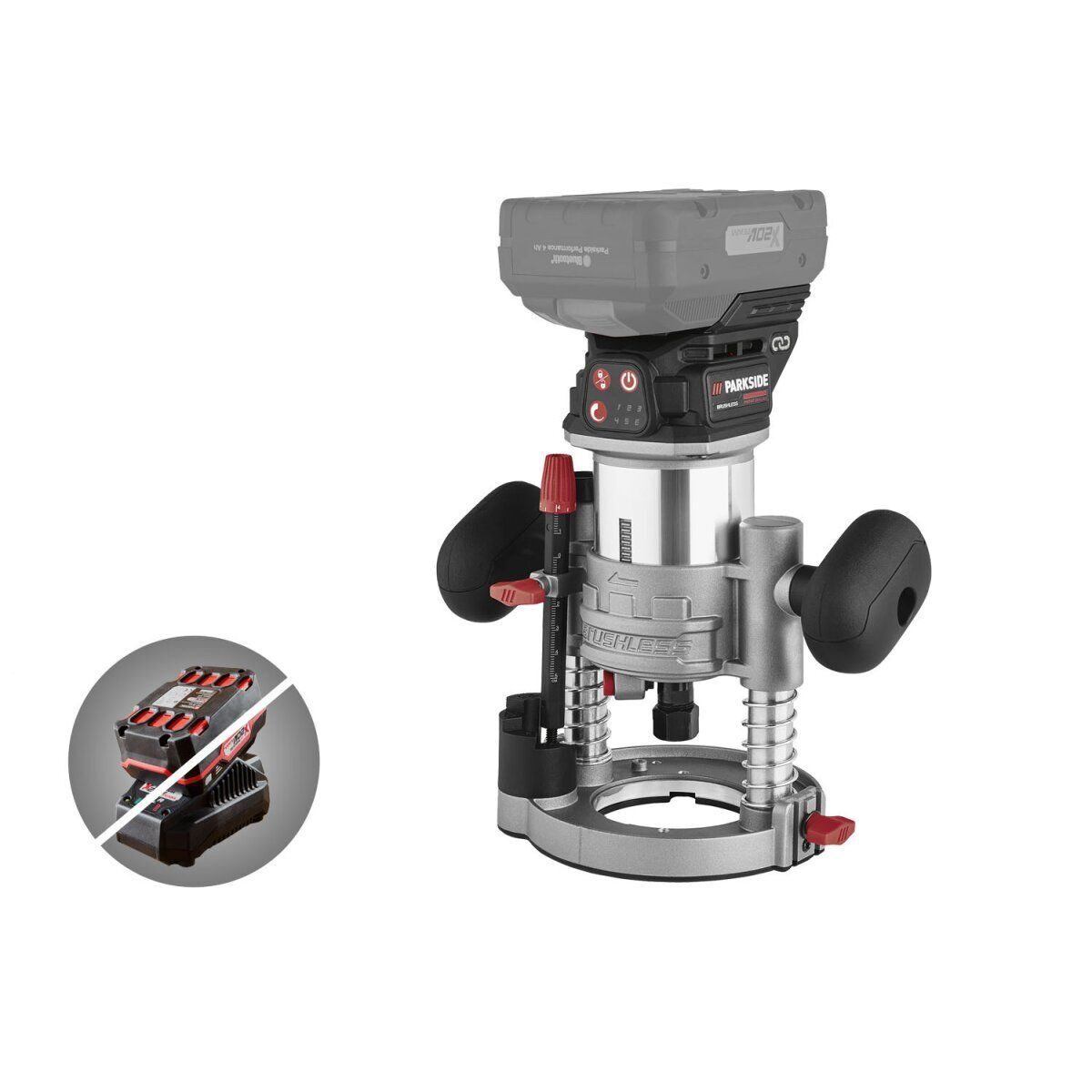 PARKSIDE PERFORMANCE® 20 V Akku-Multifräse 3-in-1 »PMFAP 20-Li A1«, ohne Akku und Ladegerät