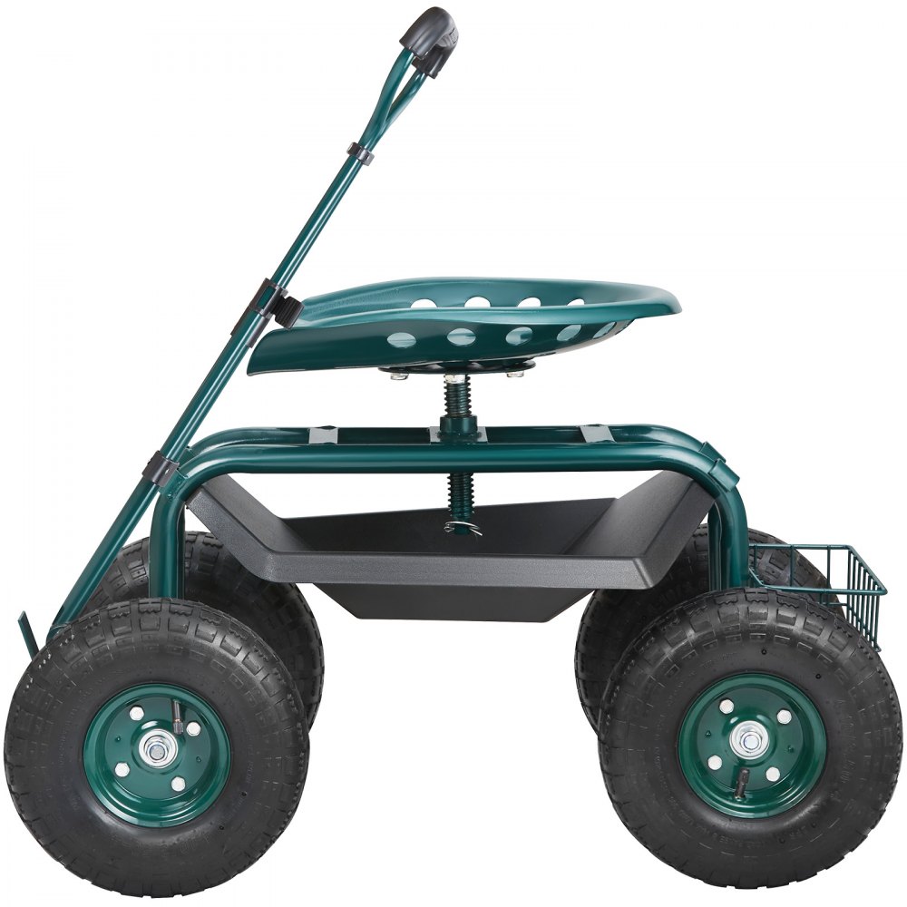 Rollsitz, Werkstattwagen aus Stahl, belastbar bis 136kg, Gartenwagen mit 25cm Griff und 45-54cm höhenverstellbarem Sitz, Rollwagen, 30PSI Reifendruck, Arbeitssitz, Gartensitz, grün Rollsitz, Werkstattwagen aus Stahl, belastbar bis 136kg, Gartenwagen mit 25cm Griff und 45-54cm höhenverstellbarem Sitz, Rollwagen, 30PSI Reifendruck, Arbeitssitz, Gartensitz, grün
