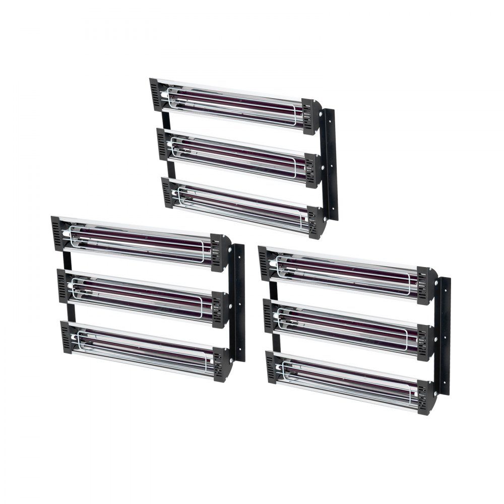 3x paint dryer radiator infrared heater infrared lamp 3kW