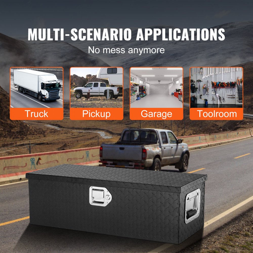 762 x 330 x 244 mm Tool Box for Truck Bed, Lockable 64 L Truck Box Tool Box Storage Tool Box, 30 kg Load Capacity Tool Box Organizer for Motorhome, Car etc 762 x 330 x 244 mm Tool Box for Truck Bed, Lockable 64 L Truck Box Tool Box Storage Tool Box, 30 kg Load Capacity Tool Box Organizer for Motorhome, Car etc