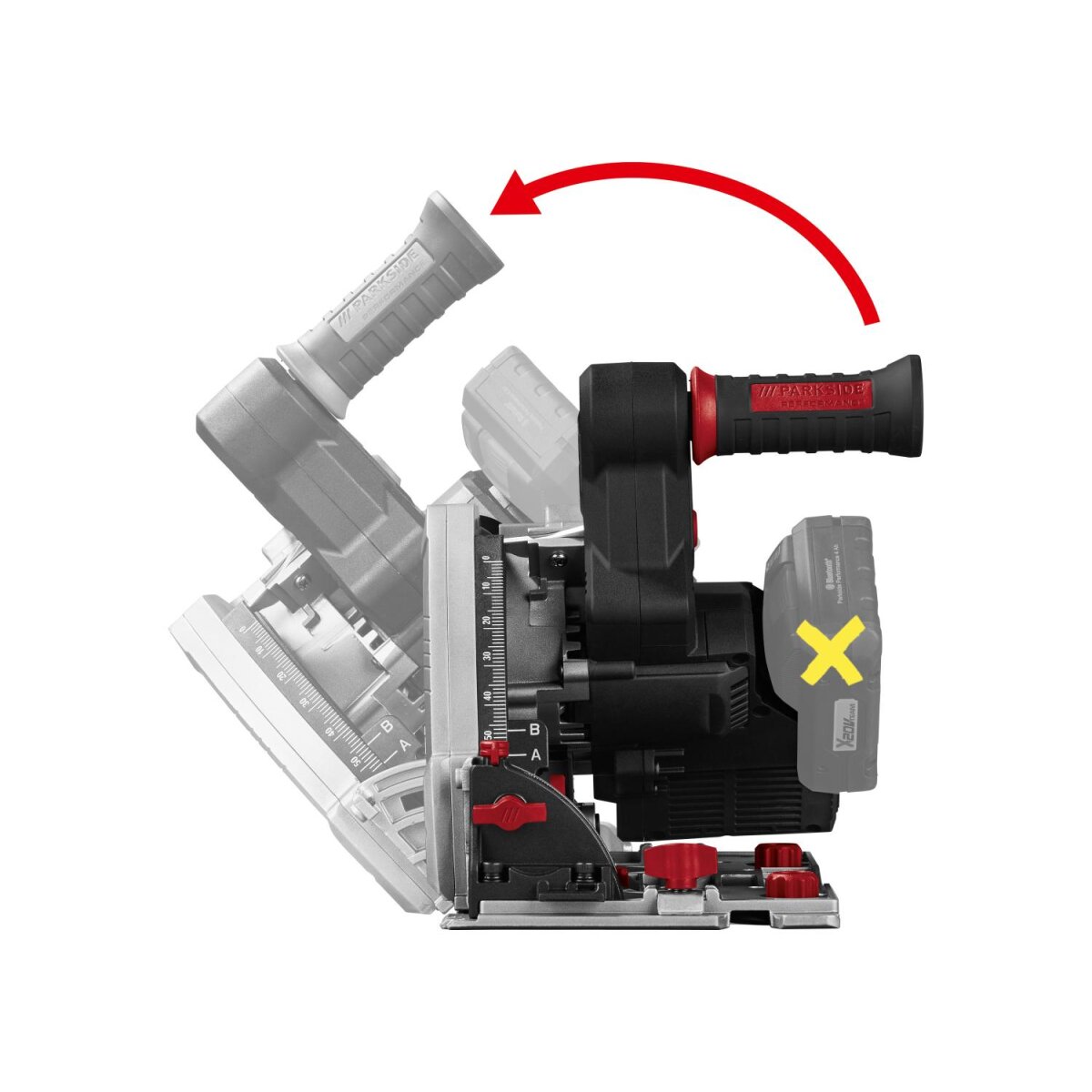 Akumulatorowa zagłębiarka PARKSIDE PERFORMANCE® 20 V »PPTSA 20-Li C3«, bez akumulatora i ładowarki Akumulatorowa zagłębiarka PARKSIDE PERFORMANCE® 20 V »PPTSA 20-Li C3«, bez akumulatora i ładowarki