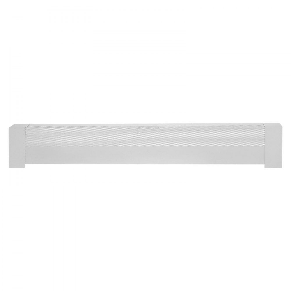 Couvercles de chauffage série Basic 1221 x 80 x 193 mm, couvercle avant de radiateur électrique standard, couvercle de remplacement en acier robuste pour chambre à coucher, blanc – Réf. HT-24393