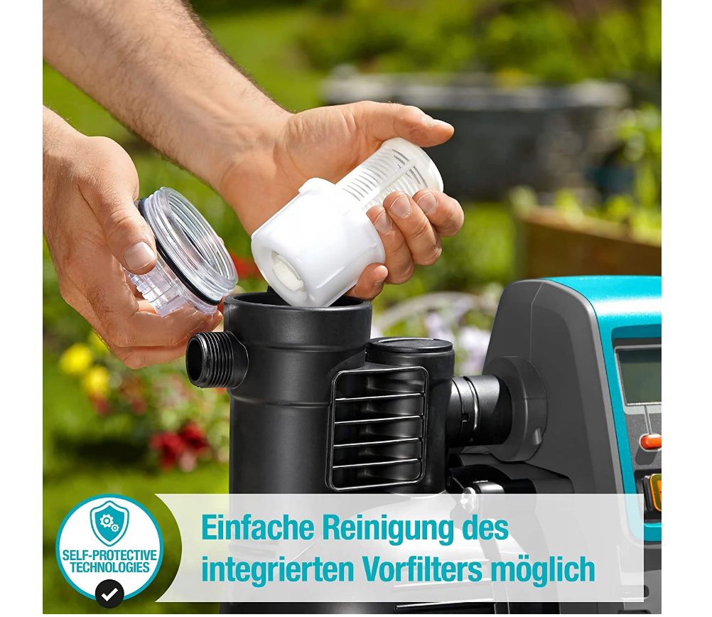 GARDENA 5000/5 LCD Hauswasserautomat mit Wetterschutz