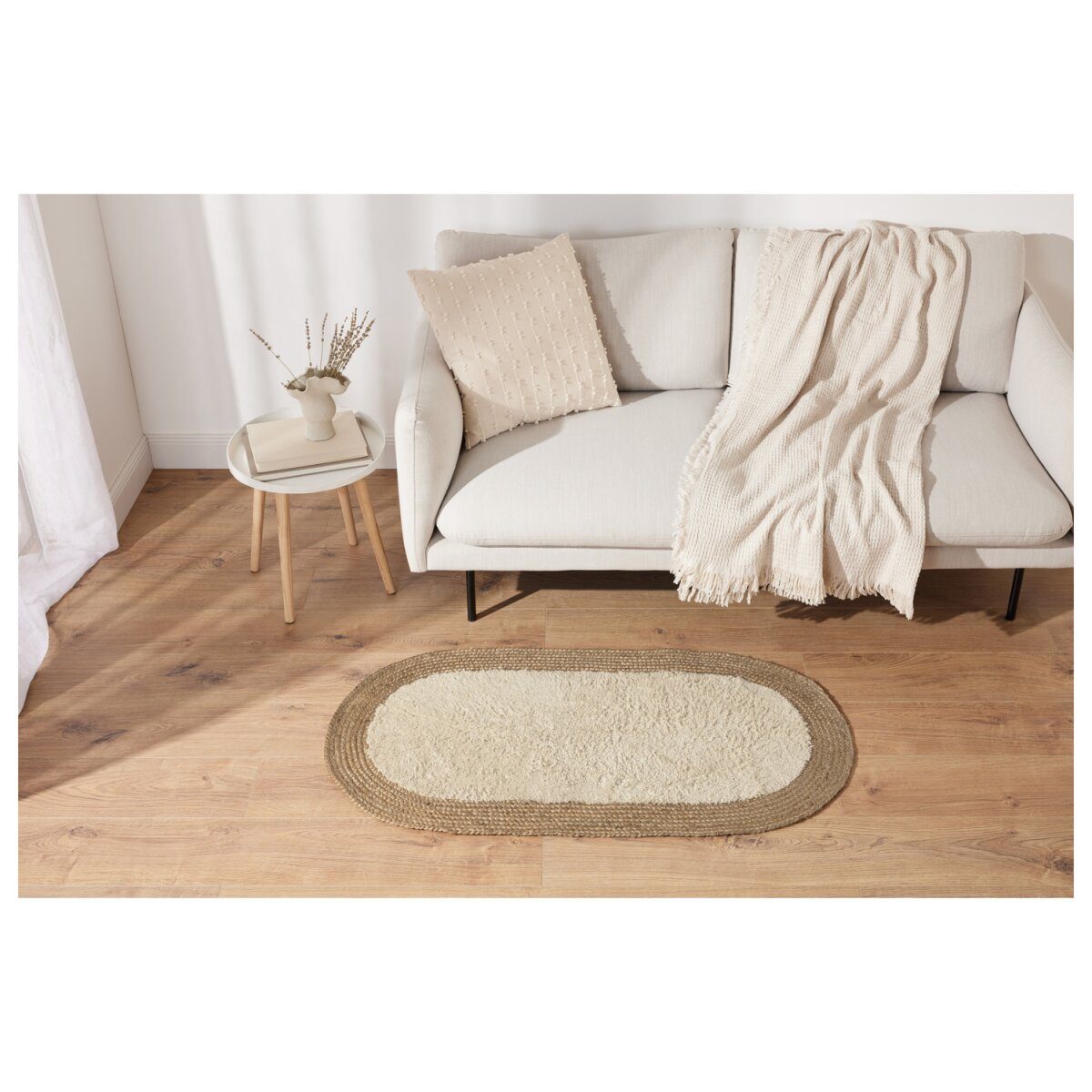 LIVARNO HOME Juteteppich, hergestellt aus reinem Naturmaterial