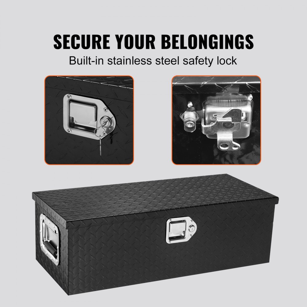 762 x 330 x 244 mm Tool Box for Truck Bed, Lockable 64 L Truck Box Tool Box Storage Tool Box, 30 kg Load Capacity Tool Box Organizer for Motorhome, Car etc 762 x 330 x 244 mm Tool Box for Truck Bed, Lockable 64 L Truck Box Tool Box Storage Tool Box, 30 kg Load Capacity Tool Box Organizer for Motorhome, Car etc