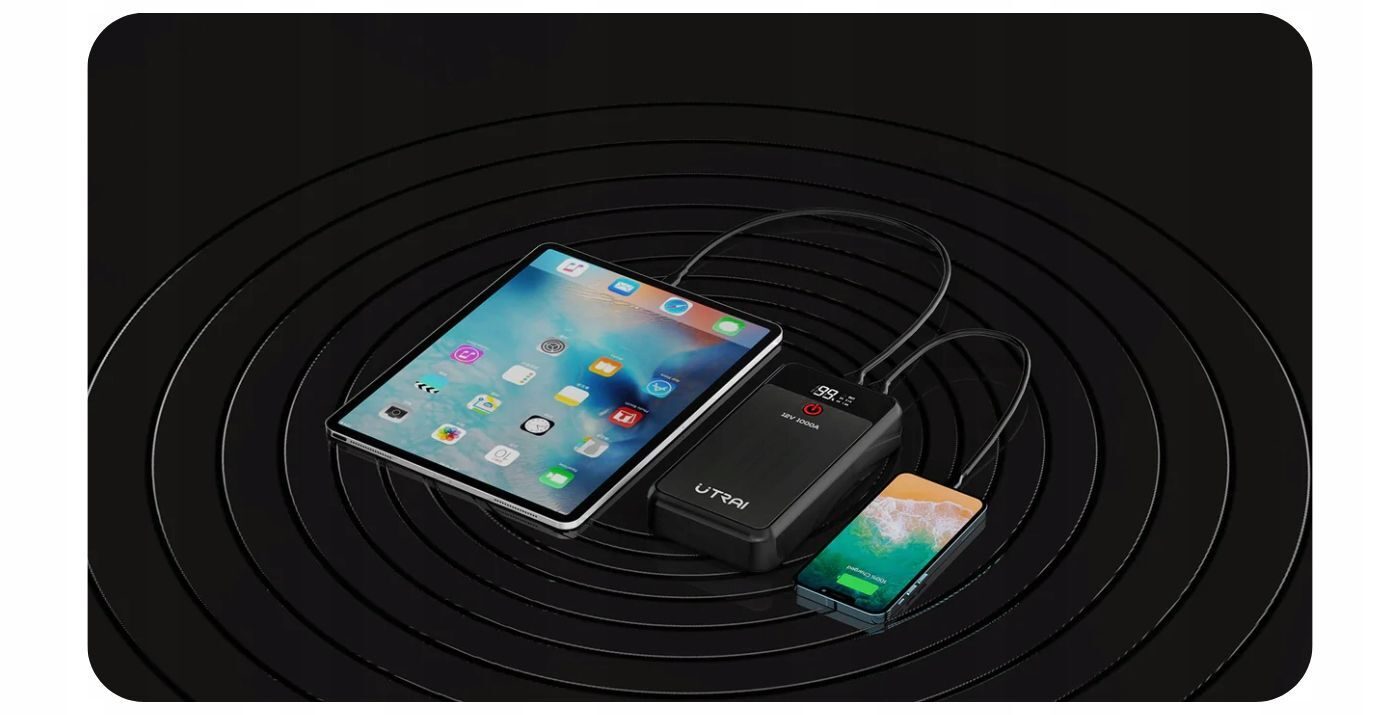 Starthilfe Utrai Jstar Air mit Full-Power-Zubehör + QC 3.0 POWERBANKS POWERBANK STARTER BOOSTER JUMP POWERFUL STARTER 1000A