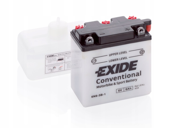 EXIDE 6N6-3B-1 6AH 40A 6V P+ – Nr kat. HT-47069