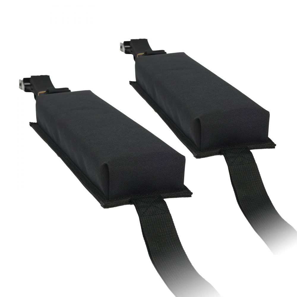 Soft Roof Rack Pads (395mm), Large Universal Car Roof Rack Pads, 80kg Kayak Rack Pads with Portable Storage Bag for SUP Canoe