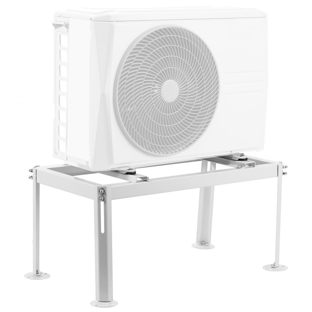 Support de sol pour climatiseur, mini support divisé anti-vibration pour pompes à chaleur de climatiseur sans conduit de 9 000 à 24 000 BTU, support de base AC pour montage au sol avec max. Capacité de charge de 200 kg Support de sol pour climatiseur, mini support divisé anti-vibration pour pompes à chaleur de climatiseur sans conduit de 9 000 à 24 000 BTU, support de base AC pour montage au sol avec max. Capacité de charge de 200 kg