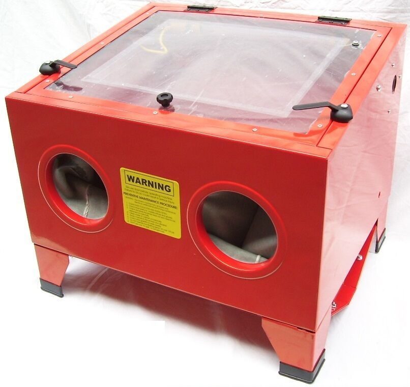 Cabine de sablage Table de 90 litres Machine de sablage industrielle Sablage