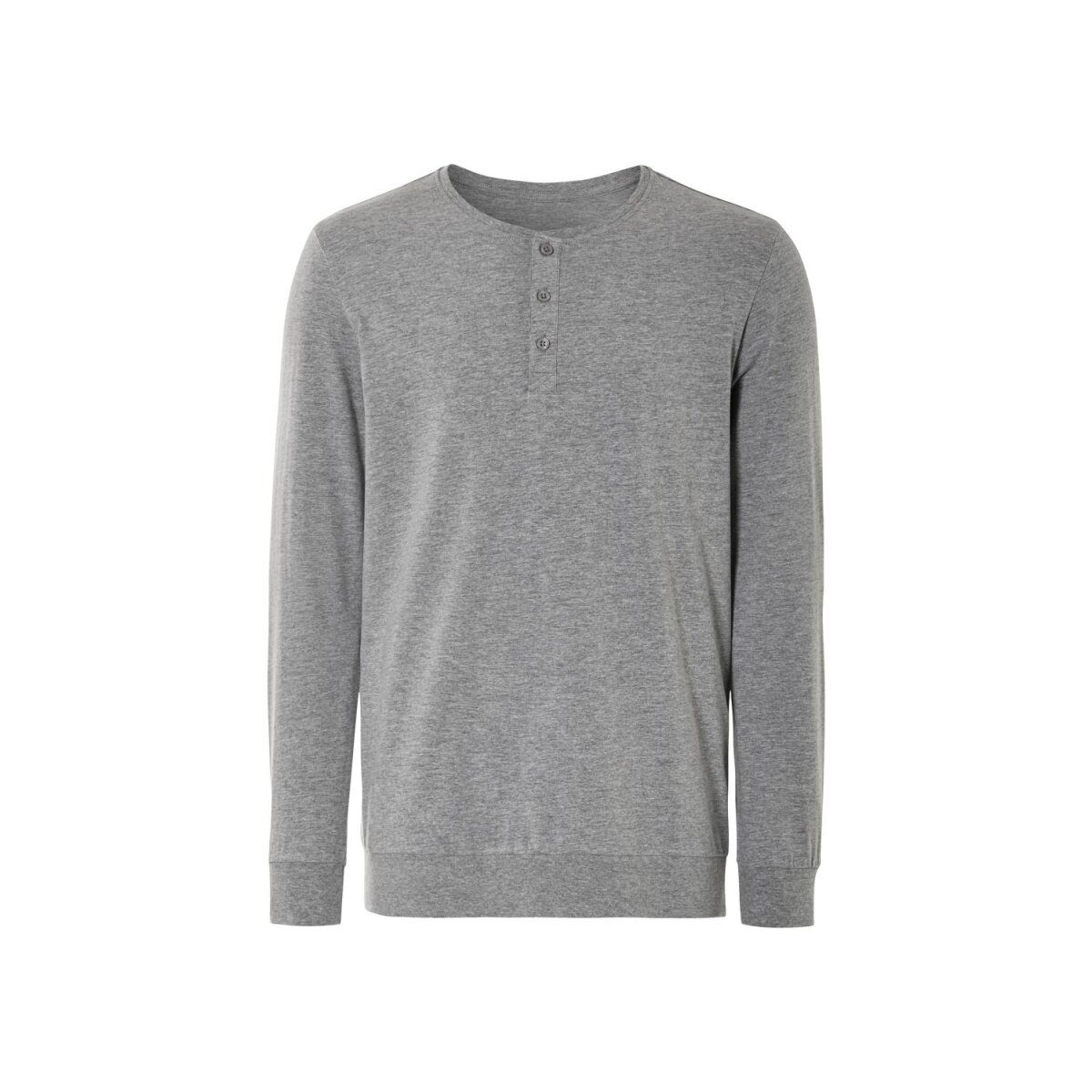 LIVERGY® herenpyjama, L (52/54), zwart/grijs