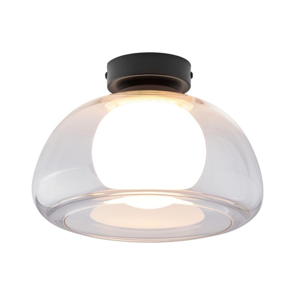 LIVARNO home LED wall and ceiling light, lampshade made of high-quality glass
