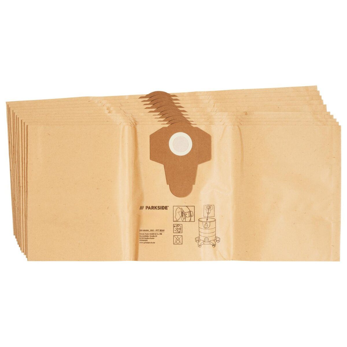 PARKSIDE® filterzak »PFT 30 A1« / vliesfilterzak »PVFT 30 A1« / filterzak »PFBW 30 A1«