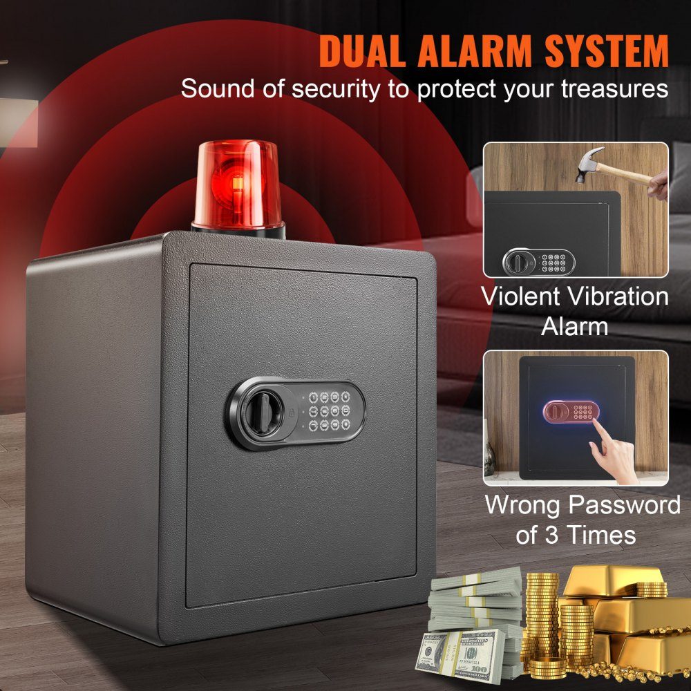Safe, document safe, safe, wall safe, 51L office